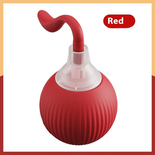 Self-Rolling Interactive Cat Ball Toy with Rope Tassel