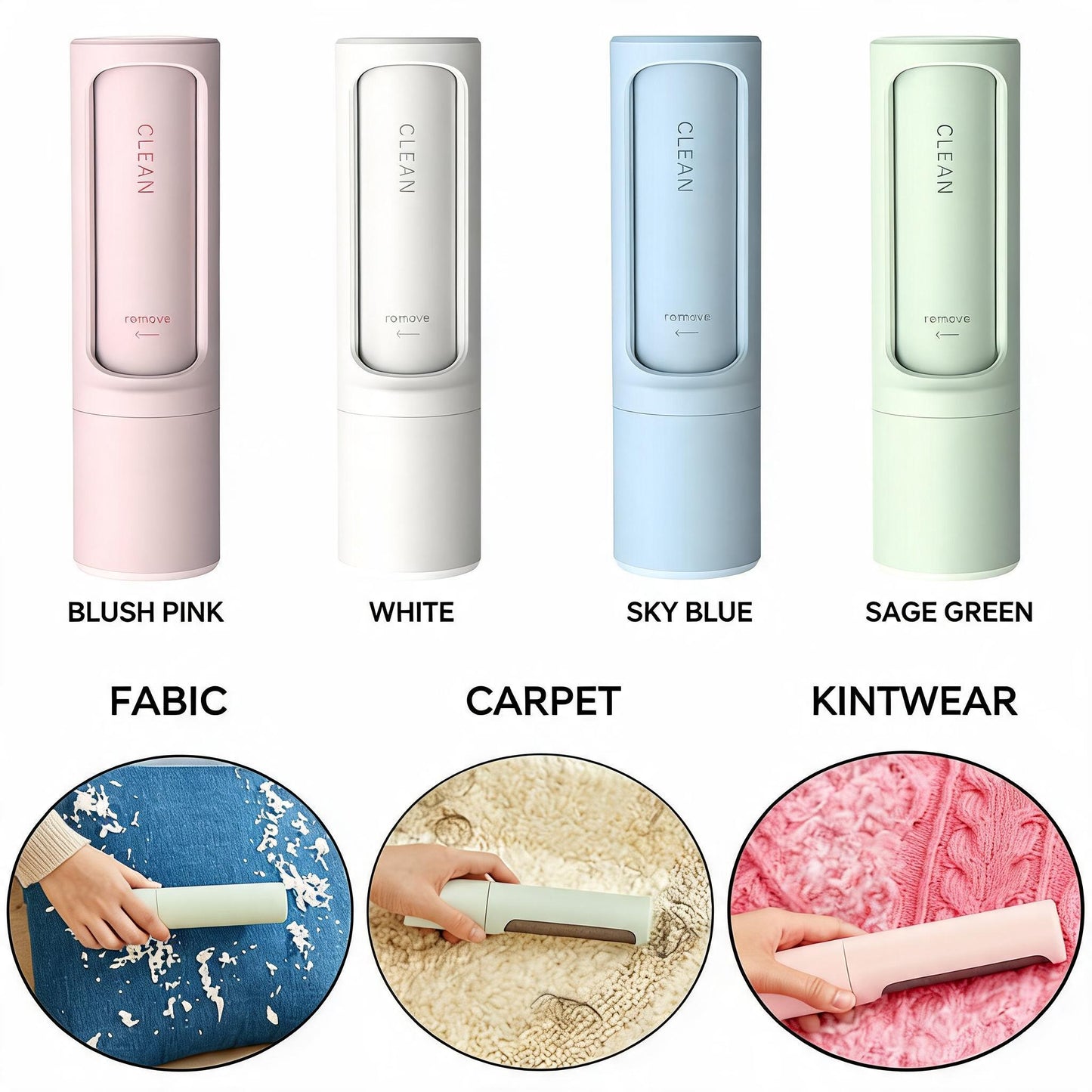 Rotating Cylinder Sticker Roller Electrostatic Brush Hair Removal Artifact Pet Hair Removal Brush Clothes Sticky Brush Hair Remover