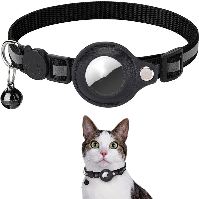 Reflective AirTag Collar - Waterproof Holder for Dogs & Cats