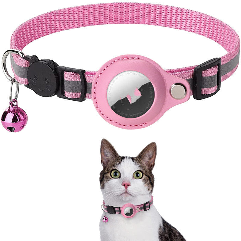 Reflective AirTag Collar - Waterproof Holder for Dogs & Cats