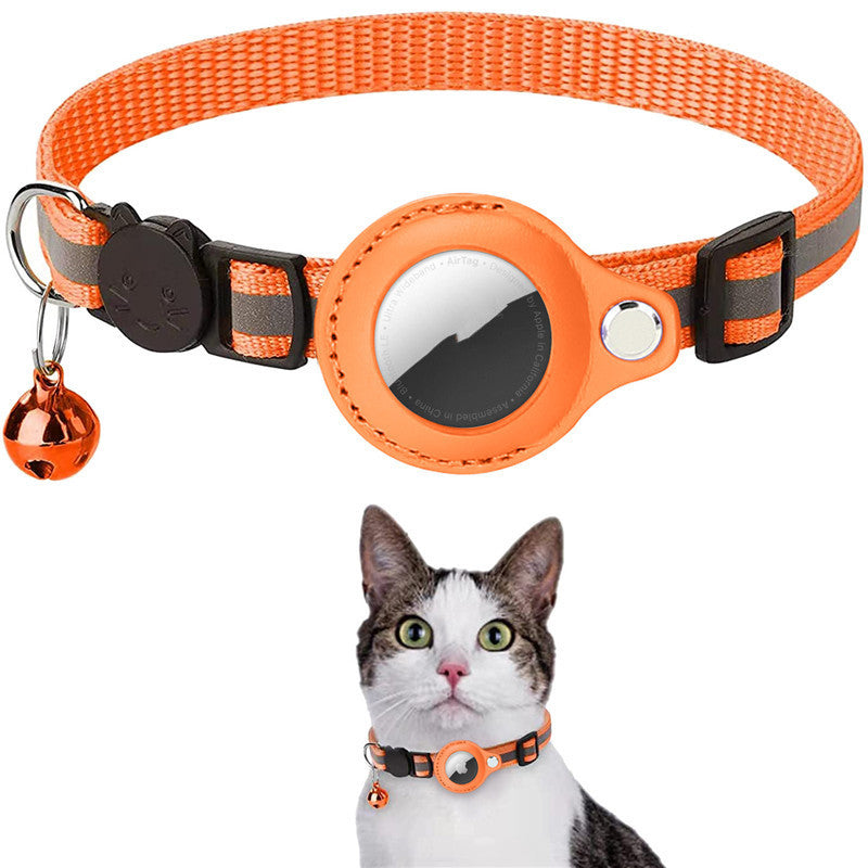 Reflective AirTag Collar - Waterproof Holder for Dogs & Cats