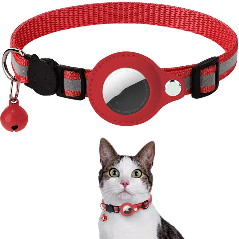 Reflective AirTag Collar - Waterproof Holder for Dogs & Cats