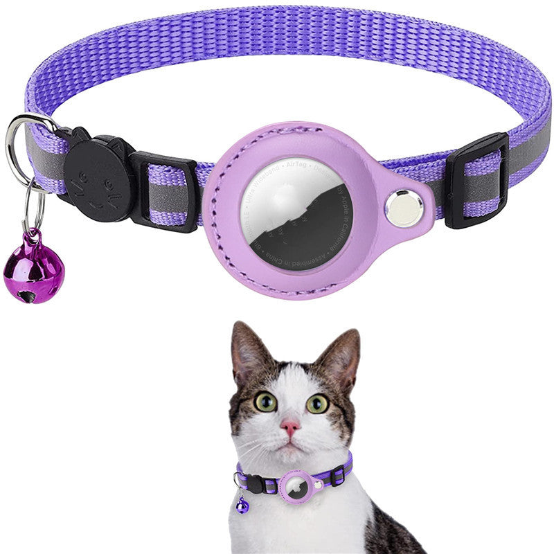 Reflective AirTag Collar - Waterproof Holder for Dogs & Cats