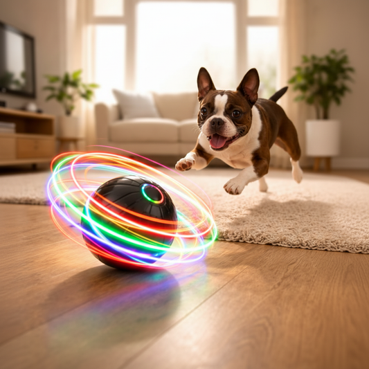 Smart Interactive Dog Ball – Lifestyle Photo